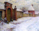  Henri Le Sidaner Le Portail Niege, Gerberoy - Hand Painted Oil Painting