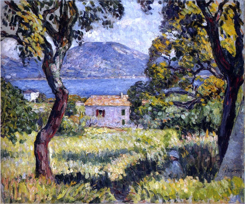  Henri Lebasque View at Esterel - Hand Painted Oil Painting