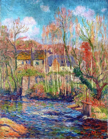  Henri Moret Spring at Pont Aven - Hand Painted Oil Painting