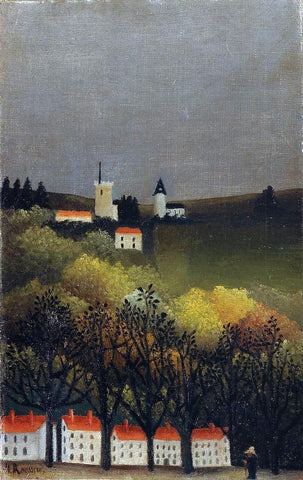  Henri Rousseau Landscape - Hand Painted Oil Painting