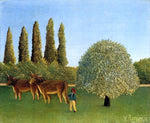  Henri Rousseau Meadowland - Hand Painted Oil Painting