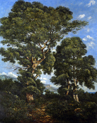  Henri Harpignies In The Forest - Hand Painted Oil Painting