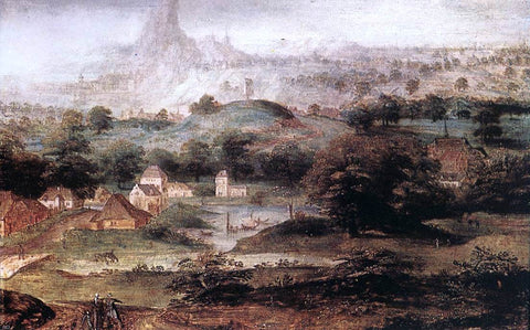 Herri Met de Bles Landscape with the Banishment of Hagar - Hand Painted Oil Painting
