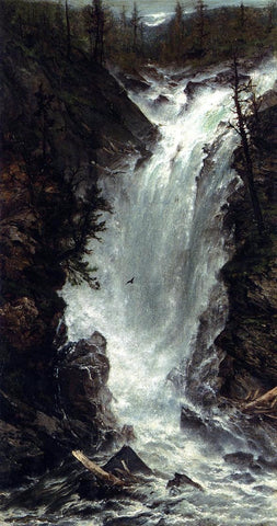  Homer Dodge Martin The Waterfall - Hand Painted Oil Painting