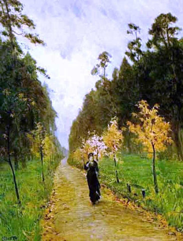  Isaac Ilich Levitan Autumn day, Sokolniki - Hand Painted Oil Painting