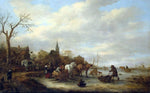  Isaac Van Ostade Winter Landscape - Hand Painted Oil Painting