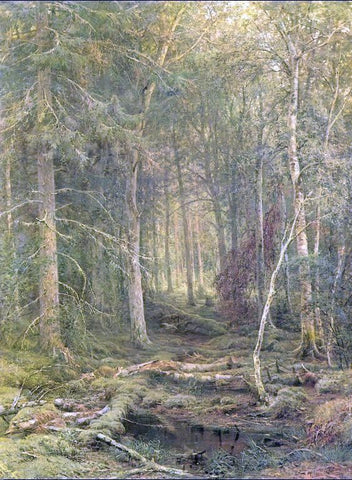  Ivan Ivanovich Shishkin Backwoods - Hand Painted Oil Painting