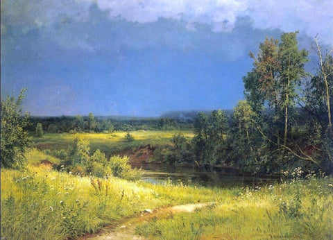  Ivan Ivanovich Shishkin Before a thunderstorm - Hand Painted Oil Painting