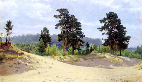  Ivan Ivanovich Shishkin Edge of forest - Hand Painted Oil Painting
