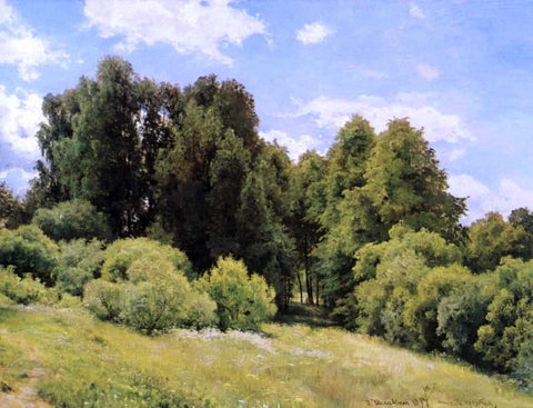  Ivan Ivanovich Shishkin Forest Glade - Hand Painted Oil Painting