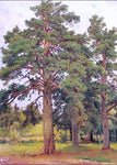  Ivan Ivanovich Shishkin Pine Without Sunshine (etude) - Hand Painted Oil Painting