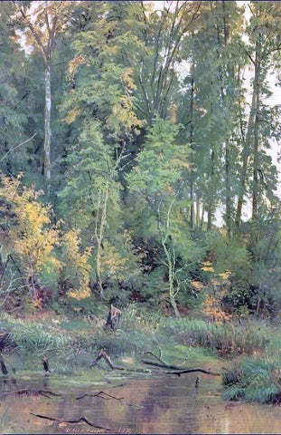  Ivan Ivanovich Shishkin To Approach Autumn - Hand Painted Oil Painting