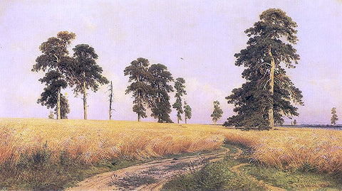  Ivan Ivanovich Shishkin The Rye Field, 1878 - Hand Painted Oil Painting