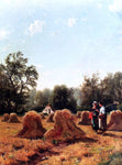  Jacobus Nicolaas Tjarda Starckenborgh  Van Stachouwer The Harvesters: An Allegory Of Summer - Hand Painted Oil Painting