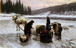  Jahn Ekenaes Laudering, A Winter's Day - Hand Painted Oil Painting