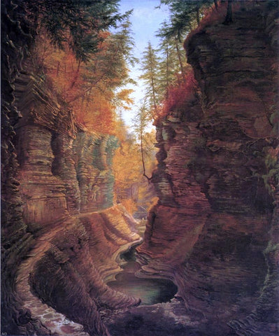  James Hope Watkins Glen - Hand Painted Oil Painting