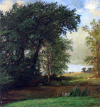  Jasper Francis Cropsey Banks of the River - Hand Painted Oil Painting