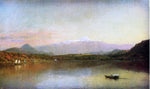  Jasper Francis Cropsey Boaters on a Lake - Hand Painted Oil Painting