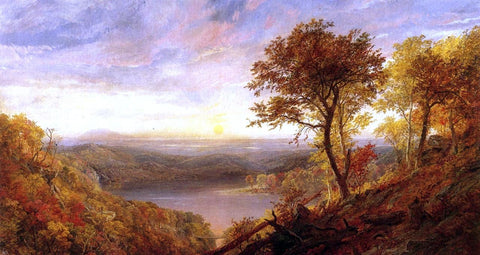  Jasper Francis Cropsey Greenwood Lake - Hand Painted Oil Painting