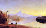  Jasper Francis Cropsey Lake Scene, Mount Chocorua - Hand Painted Oil Painting