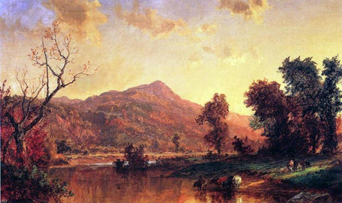  Jasper Francis Cropsey On the Susquehanna - Hand Painted Oil Painting