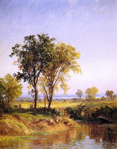  Jasper Francis Cropsey The Pond in Springtime - Hand Painted Oil Painting