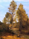  Jean-Baptiste-Camille Corot Clearing in the Bois Pierre, near at Eveaux near Chateau Thiery - Hand Painted Oil Painting