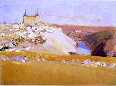  Joaquin Sorolla Y Bastida View of Toledo - Hand Painted Oil Painting