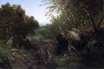  John Frederick Kensett Woodland Pool - Hand Painted Oil Painting