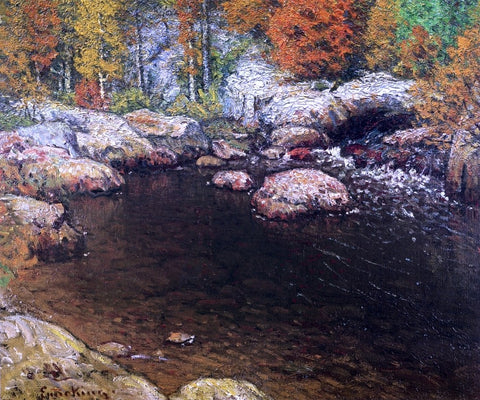  John Joseph Enneking Rocky Pool - Hand Painted Oil Painting
