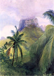  John La Farge The Peak of Maua Roa, Noon, Island of Moorea, Society Islands, Uponuhu - Hand Painted Oil Painting