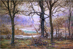  John Ottis Adams Autumn on the Whitewater - Hand Painted Oil Painting