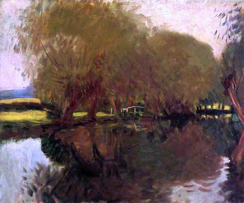  John Singer Sargent Backwater at Calcot Near Reading - Hand Painted Oil Painting