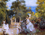  John Singer Sargent Garden in Corfu - Hand Painted Oil Painting
