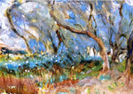  John Singer Sargent Landscape 1909 Corfu - Hand Painted Oil Painting