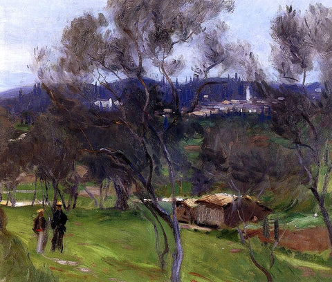  John Singer Sargent Olive Trees, Corfu - Hand Painted Oil Painting