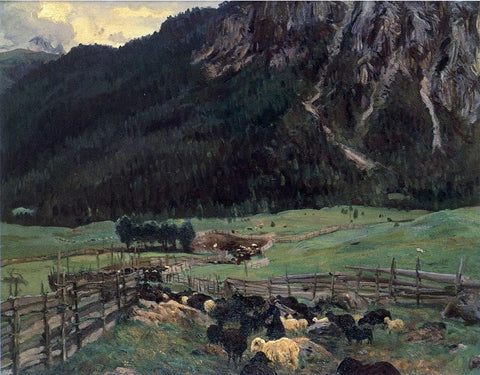  John Singer Sargent Sheepfold in the Tirol - Hand Painted Oil Painting
