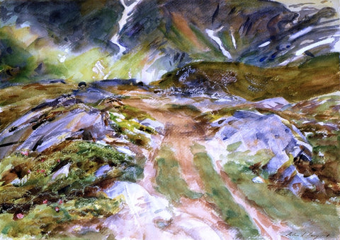  John Singer Sargent Simplon Pass; The Foreground - Hand Painted Oil Painting