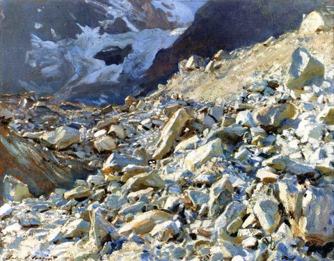  John Singer Sargent The Moraine - Hand Painted Oil Painting