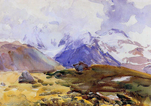  John Singer Sargent The Simplon - Hand Painted Oil Painting