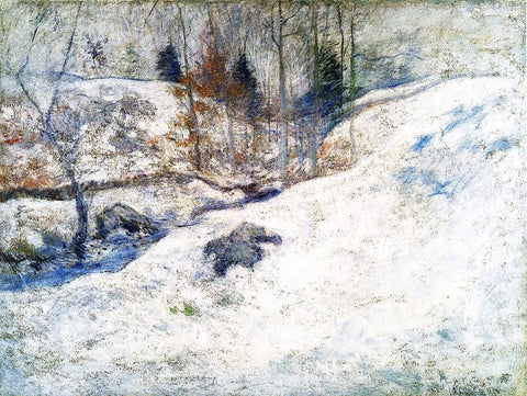  John Twachtman Brook in Winter - Hand Painted Oil Painting