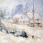  John Twachtman Country House in Winter, Cos Cob - Hand Painted Oil Painting