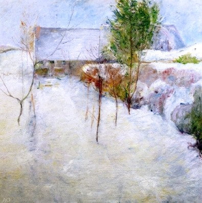  John Twachtman House in Snow - Hand Painted Oil Painting