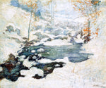  John Twachtman Icebound - Hand Painted Oil Painting