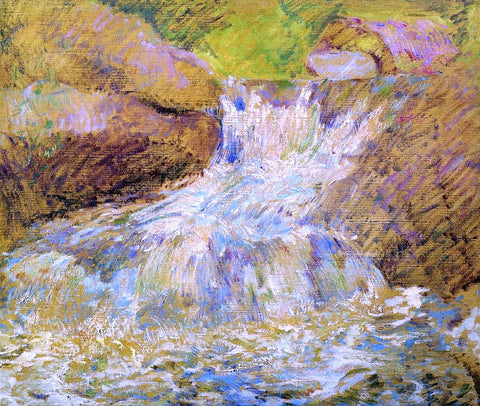  John Twachtman Waterfall, Greenwich - Hand Painted Oil Painting