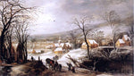 Joos De Momper Winter Landscape - Hand Painted Oil Painting