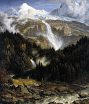  Joseph Anton Koch The Schmadribach Falls - Hand Painted Oil Painting