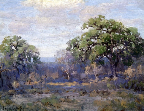  Julian Onderdonk Brush Country Landscape - Hand Painted Oil Painting
