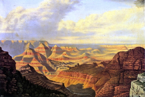  Levi Wells Prentice Grand View, Grand Canyon National Park, Arizona - Hand Painted Oil Painting