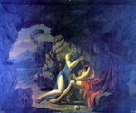  Martin Drolling Sappho et Phaon Chantant Leurs Amours Dans Une Grotte - Hand Painted Oil Painting